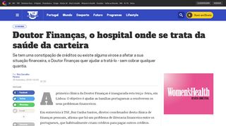 
                            5. Doutor Finanças, o hospital onde se trata da saúde da carteira - TSF