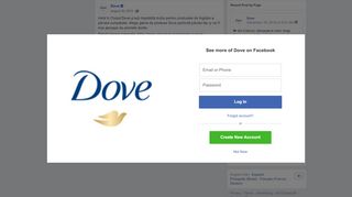 
                            5. Dove - Intră în Clubul Dove și ești răsplătită dublu... | Facebook