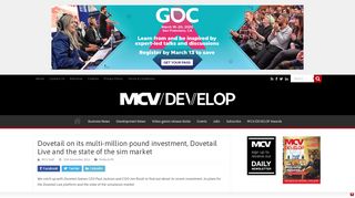 
                            8. Dovetail on its multi-million pound investment, Dovetail Live and the ...
