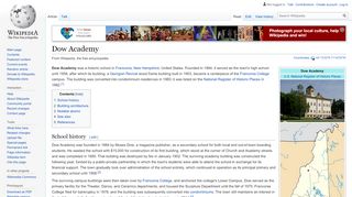 
                            5. Dow Academy - Wikipedia