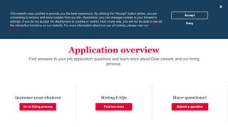 
                            5. Dow Job Application Overview | Learn More | Dow Careers