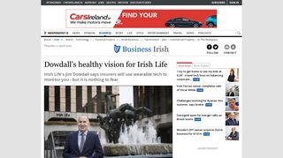 
                            9. Dowdall's healthy vision for Irish Life - Independent.ie