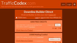 
                            7. Downline Builder Direct Promo Codes - Traffic Codex