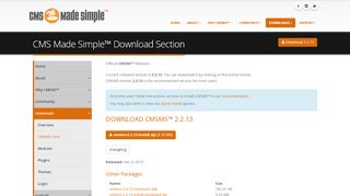 
                            5. Download 2.2.9.1 - CMS Made Simple