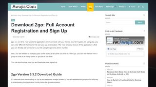
                            3. Download 2go: Full Account Registration and Sign Up - Awajis