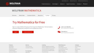 
                            3. Download a Free Trial of Mathematica - Wolfram