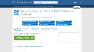 
                            2. Download Adempiere Client http---192.168.178.28-8080-admin by ...