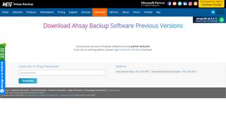 
                            11. Download Ahsay Backup Software Previous Versions