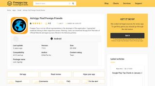 
                            12. Download Airtripp: Find Foreign Friends App for Free: Read Review ...