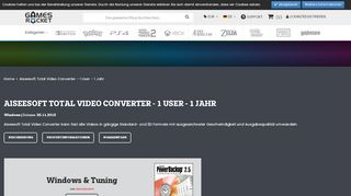 
                            6. Download Aiseesoft Total Video Converter - 1 User - 1 Jahr und ...