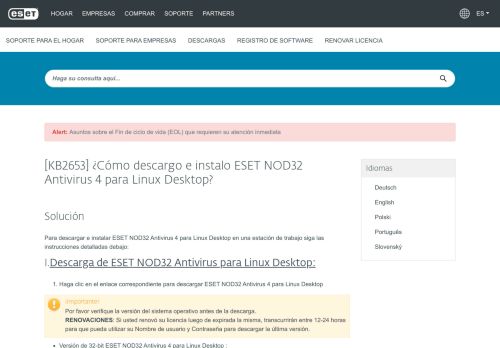 
                            13. Download and Install ESET NOD32 Antivirus 4 for Linux Desktop ...