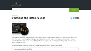 
                            4. Download and install IQ Edge - Help & How-to | Questrade