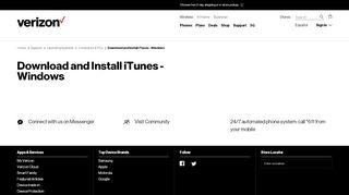 
                            10. Download and Install iTunes - Windows | Verizon Wireless
