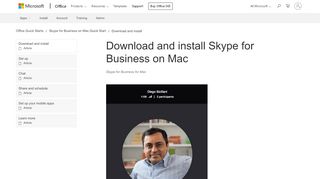 
                            5. Download and install Skype for Business on Mac - Office Support
