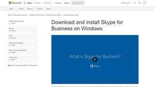 
                            9. Download and install Skype for Business on Windows - Office Support