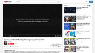 
                            7. Download and Install WhatsApp Messenger on your Windows PC ...