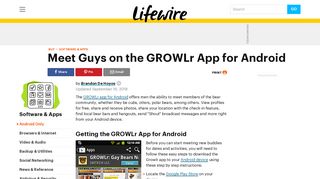 
                            9. Download and Meet Guys on the Android GROWLr App - Lifewire
