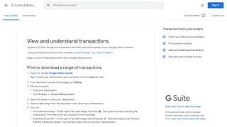 
                            6. Download and print invoices or transactions - G ... - Google Support