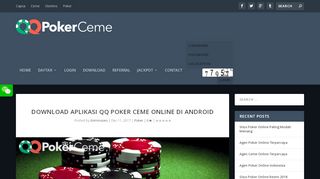 
                            12. Download Aplikasi QQ Poker Ceme Online di Android | QQPokerCeme