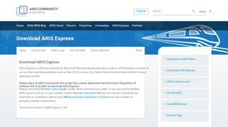 
                            3. Download ARIS Express | ARIS BPM Community