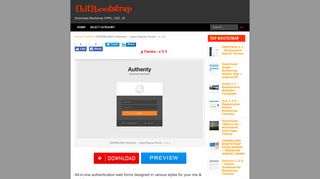 
                            8. [DOWNLOAD] Authenty - Login/Signup Forms - v 1.1 | {hit}bootstrap