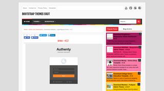 
                            9. Download Authenty - Login/Signup Forms - v1.2 | Bootstrap Themes ...