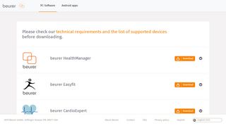 
                            4. Download - beurer HealthManager