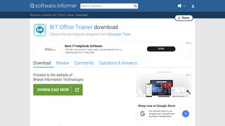 
                            2. Download BIT Office Trainer by Bharat Information Technologies