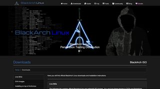 
                            2. Download BlackArch - BlackArch Linux