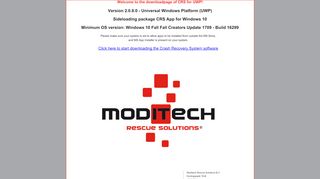 
                            7. Download CRS for Windows | Moditech.com