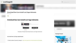 
                            7. Download Dan Cara Install Lost Saga Indonesia - LostSagaID