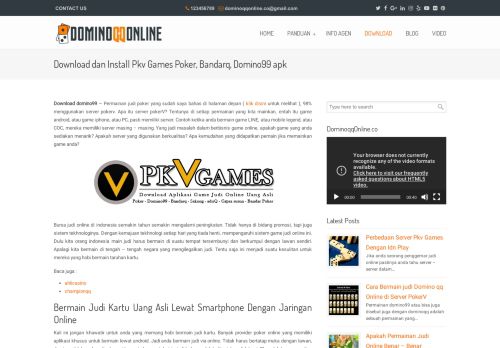 
                            4. Download dan Install Pkv Games Poker, Bandarq, Domino99 apk