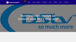 
                            3. Download DSTv Now app and stream movies on Android ...