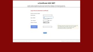 
                            5. download e certificate - UGC Net