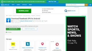 
                            4. Download Facebook APK for Android - free - latest version