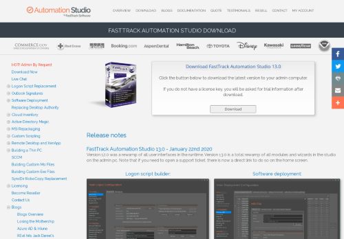 
                            5. Download FastTrack Automation Studio