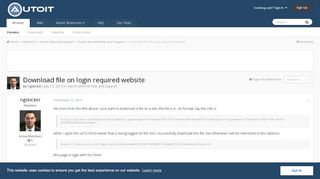 
                            7. Download file on login required website - AutoIt General Help and ...