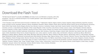 
                            11. Download Flash tool - Open Devices - Sony Developer World