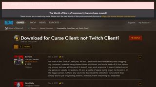 Curse client download