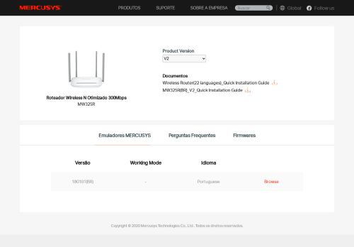 
                            1. Download for MW325R V2 - Bem-vindo a Mercusys