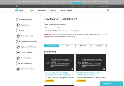 
                            3. Download for TL-WA850RE | TP-Link