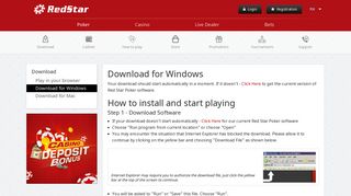 
                            11. Download for Windows - Red Star Poker