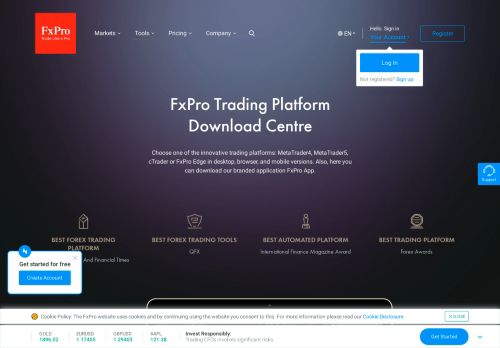 
                            7. Download Forex Trading Platforms for Free at FxPro Download Forex ...