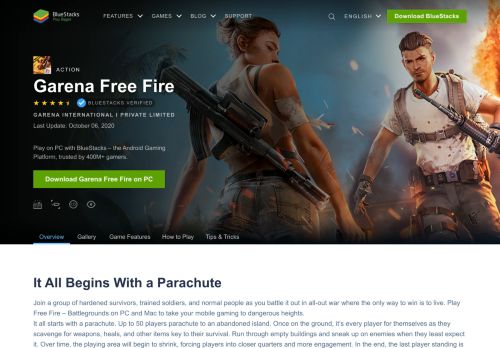 
                            6. Download Free Fire – Battlegrounds on PC with BlueStacks