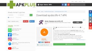 
                            11. Download Free Health & Fitness | ayubo.life APK v1.12 - apk.plus