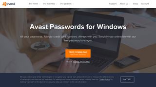 
                            5. Download Free Password Manager | Log in Faster with Avast ...