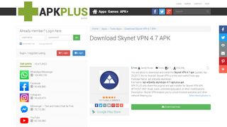 
                            10. Download Free Tools | Skynet VPN APK v4.7 - apk.plus