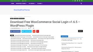 
                            7. Download Free WooCommerce Social Login v1.6.5 – WordPress Plugin