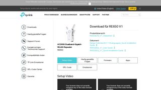 
                            2. Download für RE650 | TP-Link Deutschland