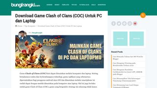 
                            9. Download Game Clash of Clans (COC) Untuk PC dan Laptop